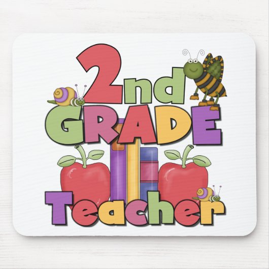 Bugs en appels 2e Grade Tshirts en geschenken Muismat (Voorkant)