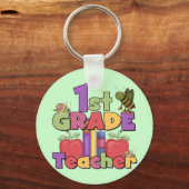 Bugs en appels, eerste graad, T-shirts en cadeautj Sleutelhanger (Voorkant)