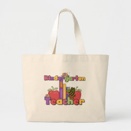 Bugs en Apples Kindergarten Grote Tote Bag