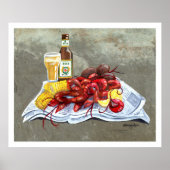 Bugs en Brew afdrukken met rand Poster (Voorkant)