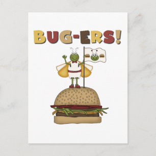 Bugs en Burgers Tshirts en Gifts Briefkaart