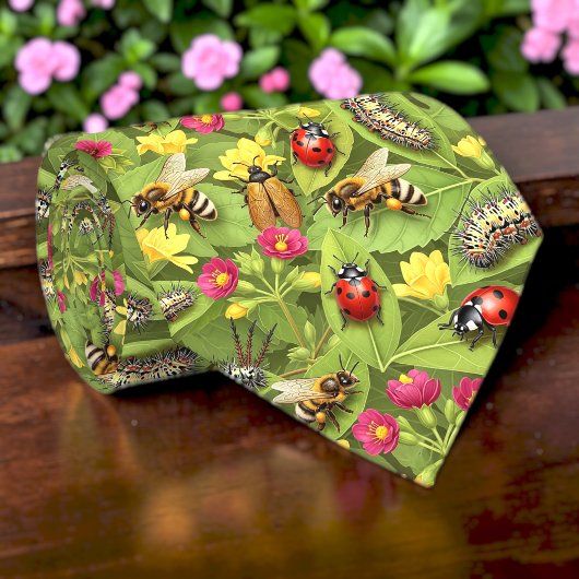 Bugs en Insecten Patroon Op Maat Gemaakte Das
