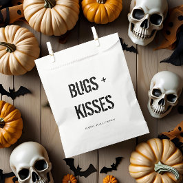 Bugs en kusjes Halloween Bedankzakje