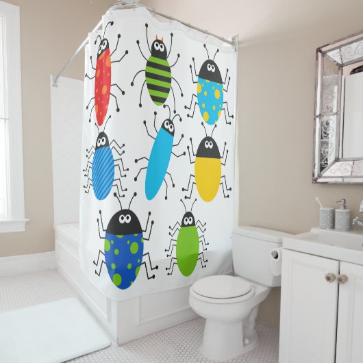 bugs en meer bugs douchegordijn (In situ)
