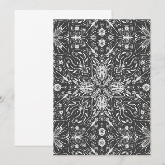 Bugs, gebroken wit op zwart (Voorkant / Achterkant)