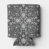 Bugs, gebroken wit op zwart blikjeskoeler (Achterkant)