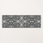 Bugs, gebroken wit op zwart yogamat (Achterkant (horizontaal))