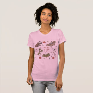 Bugs Hebben Knuffels Zachte Insect Illustratie T-s T-shirt