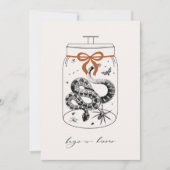 Bugs & Hisses Halloween Wenskaart Kaart (Voorkant)