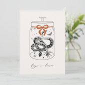 Bugs & Hisses Halloween Wenskaart Kaart (Staand voorkant)