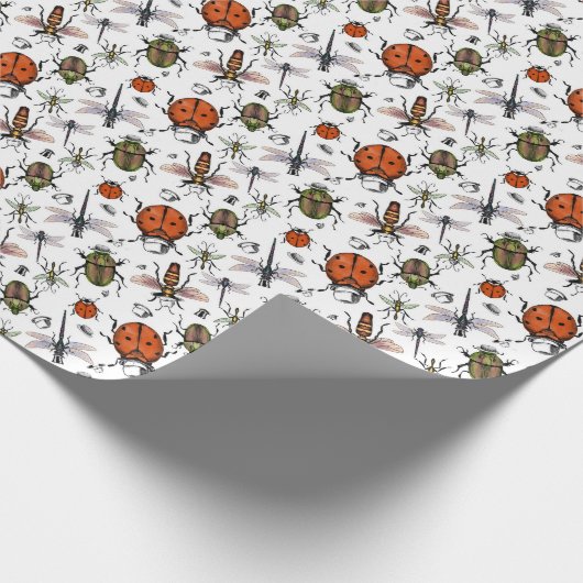 Bugs in Bowler-Petten | verpakkingspapier Cadeaupapier (Hoek)