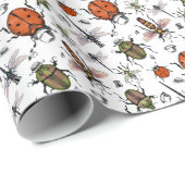 Bugs in Bowler-Petten | verpakkingspapier Cadeaupapier (Rol Hoek)