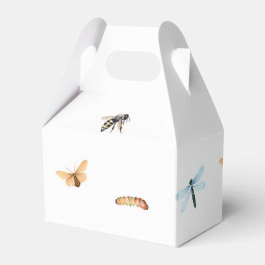 Bugs & Insecten  Boy Verjaardagsfeest Bedankdoosjes (Achterkant)
