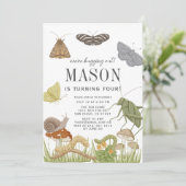 Bugs & Insecten Paddenstoel Jongen Verjaardag Kaart