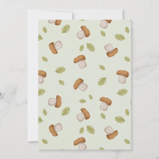 Bugs & Insecten Paddenstoel Jongen Verjaardag Kaart (Achterkant)