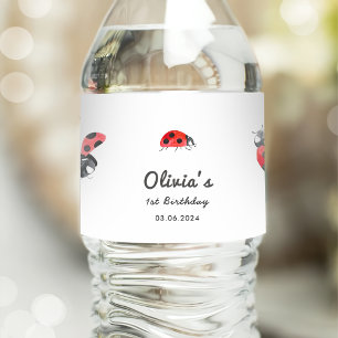 Bugs & Insecten Verjaardagsfeest Waterfles Etiket