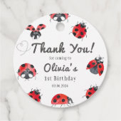 Bugs & Insecten verjaardagsfeestje Bedankjes Labels (Achterkant)