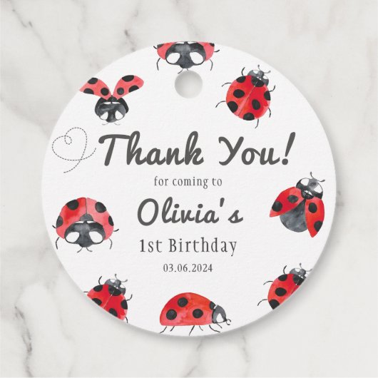 Bugs & Insecten verjaardagsfeestje Bedankjes Labels (Achterkant)