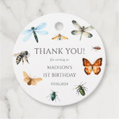 Bugs & Insecten verjaardagsfeestje Bedankjes Labels (Voorkant)