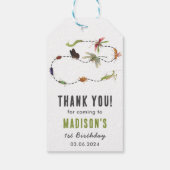 Bugs & Insecten verjaardagsfeestje Cadeaulabel (Achterkant)