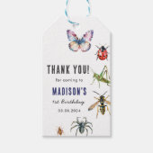 Bugs & Insecten verjaardagsfeestje Cadeaulabel (Voorkant)