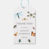 Bugs & Insecten verjaardagsfeestje Cadeaulabel (Voorkant)