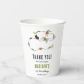 Bugs & Insecten verjaardagsfeestje Papieren Bekers (Achterkant)