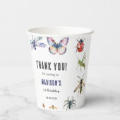 Bugs & Insecten  verjaardagsfeestje Papieren Bekers (Achterkant)