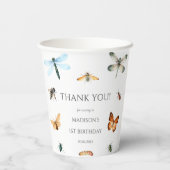 Bugs & Insecten  verjaardagsfeestje Papieren Bekers (Achterkant)