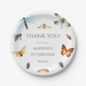 Bugs & Insecten  verjaardagsfeestje Papieren Bordje (Voorkant)