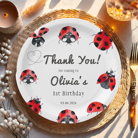 Bugs & Insecten  verjaardagsfeestje Papieren Bordje