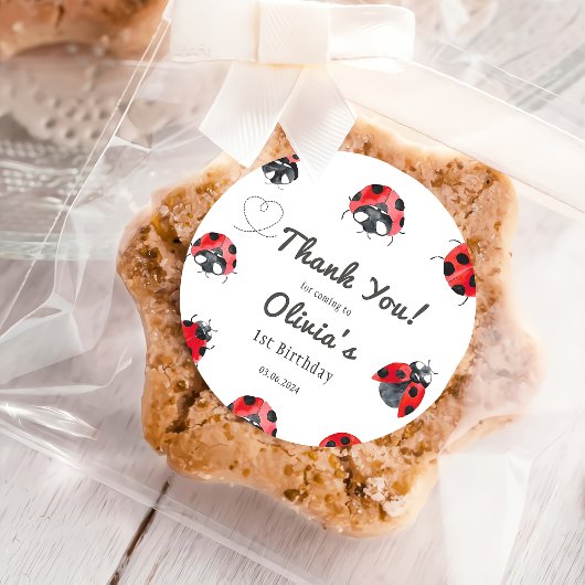 Bugs & Insecten verjaardagsfeestje Ronde Sticker