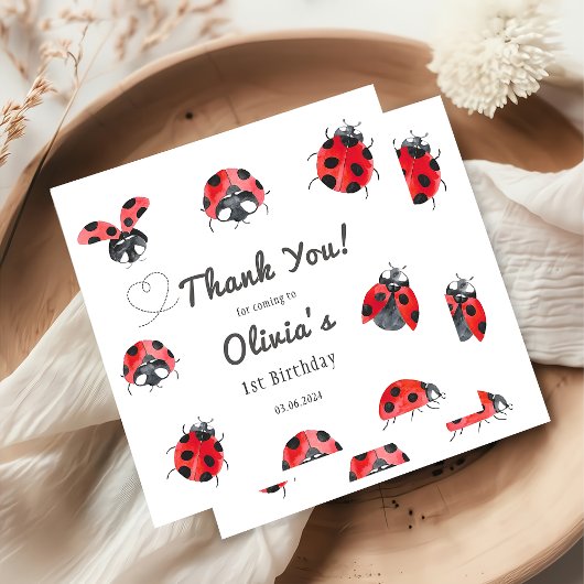 Bugs & Insecten  verjaardagsfeestje Servet