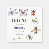 Bugs & Insecten  verjaardagsfeestje Servet (Voorkant)