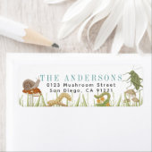 Bugs Insects Critters Mushroom Etiket (Insitu)