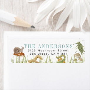 Bugs Insects Critters Mushroom Etiket