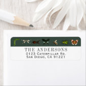 Bugs & Insects Return Address Etiket (Insitu)