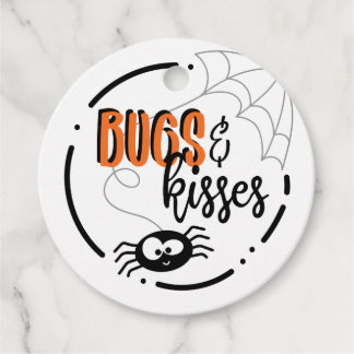Bugs & Kisses Halloween Cadeau Labels