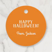 Bugs & Kisses Halloween Cadeau Labels (Achterkant)
