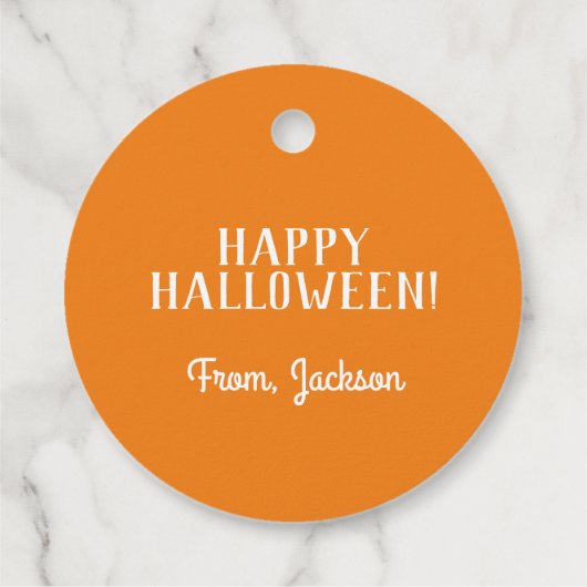 Bugs & Kisses Halloween Cadeau Labels (Achterkant)