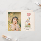 Bugs & Kisses Ladybugs Klaslokaal Valentijn Kaart (Voorkant / Achterkant in situ)