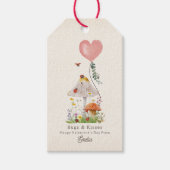 Bugs & Kisses Lieveheersbeestjes Paddestoel Valent Cadeaulabel (Voorkant)