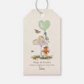 Bugs & Kisses Snail Mushroom Valentijn Cadeaulabel (Voorkant)