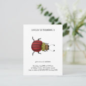 Bugs "n" Blooms ・ Beetel Kaart (Staand voorkant)