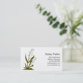 Bugs 'n' Blooms ・ Lily van de vallei Visitekaartje (Staand voorkant)