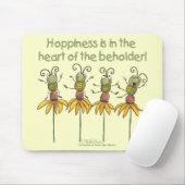 Bugs op bloemen muismat (Met muis)