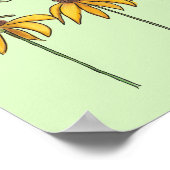 Bugs op bloemen poster (Hoek)