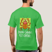 BUGS - Palmetto Bug - Pest Control Shirt (Achterkant)