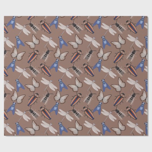 Bugs Pattern Cadeaupapier (Vlak)