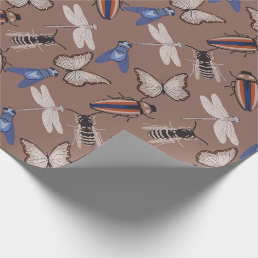 Bugs Pattern Cadeaupapier (Hoek)